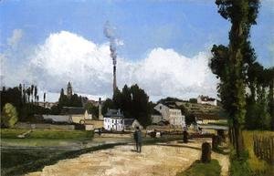 Camille Pissarro - Landscape with Factory