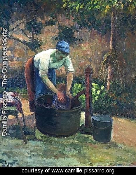 Camille Pissarro - Washerwoman