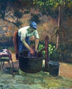 Camille Pissarro - Washerwoman