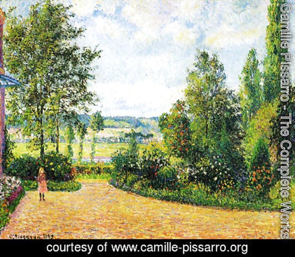 Camille Pissarro - Mirbeau's Garden, the Terrace