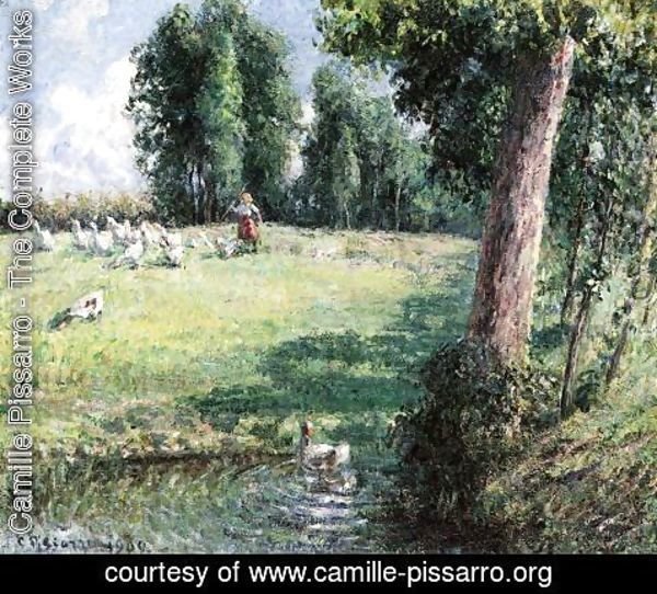 Camille Pissarro - The Goose Girl