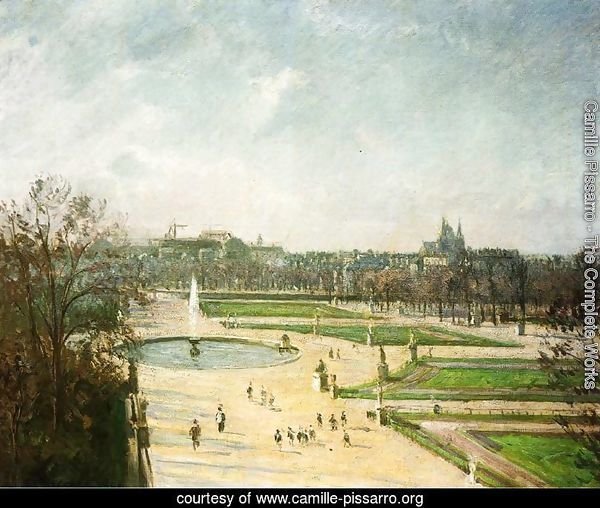 The Tuileries Gardens, Afternoon, Sun