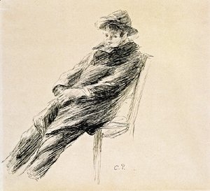 Camille Pissarro - Portrait of Ludovic-Rodo Pissarro