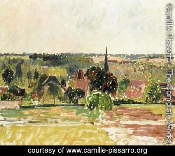 Camille Pissarro - View of Eragny II