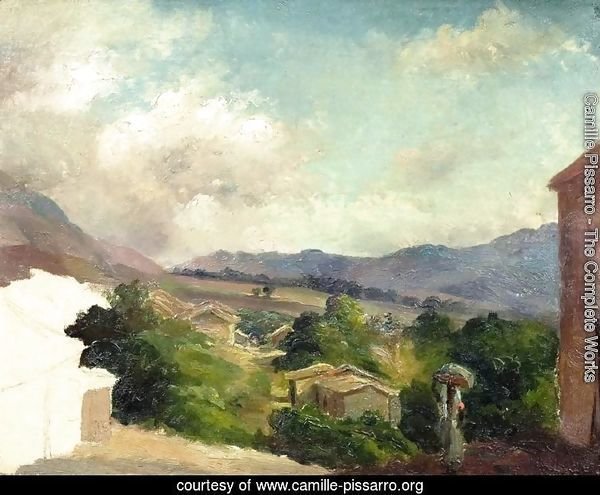 Mountain Landscape at Saint Thomas, Antilles (unfinished)