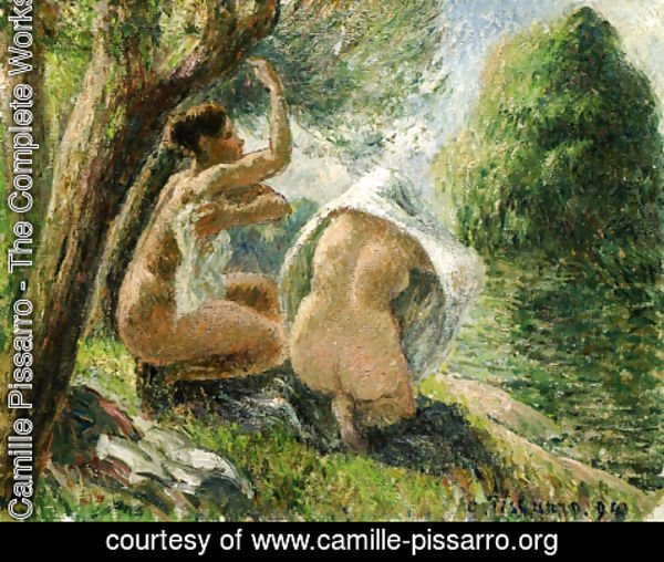 Camille Pissarro - Bathers II