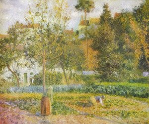 Camille Pissarro - Orchard at L'Hermitage, Pontoise