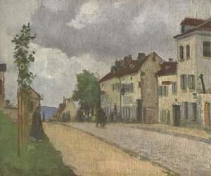 Camille Pissarro - Street in Pontoise (Rue de Gisors)