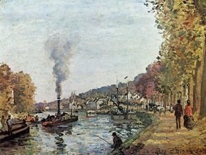 Camille Pissarro - The Seine at Marly 1