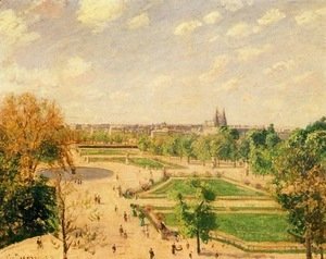 Camille Pissarro - The Tuileries Gardens 2
