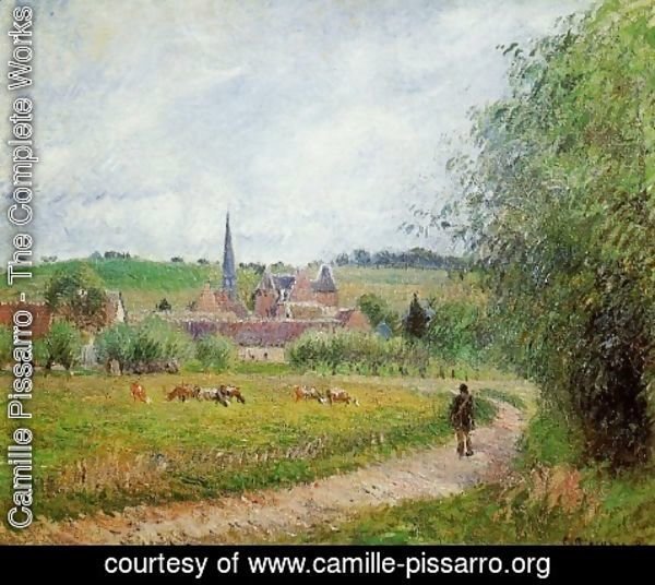 Camille Pissarro - View of Eragny 1