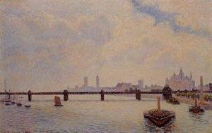Charing Cross Bridge London  1890