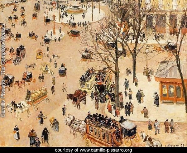 Place du Theatre Francais Spring  1898