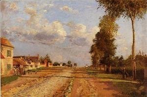 Camille Pissarro - Road to Saint-Germain Louveciennes  1871