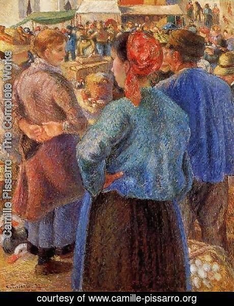 Camille Pissarro - The Port of Rouen Saint-Sever  1896