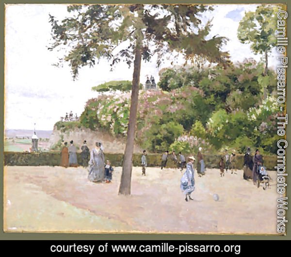 The Public Garden at Pontoise 1874