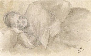 Camille Pissarro - Etude de Julie Vellay (entendu sur un lit)