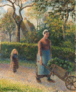 Camille Pissarro - Femme la brouette