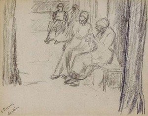 Camille Pissarro - Femmes dans un interieur