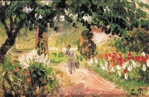 Camille Pissarro - Jardin a Eragny