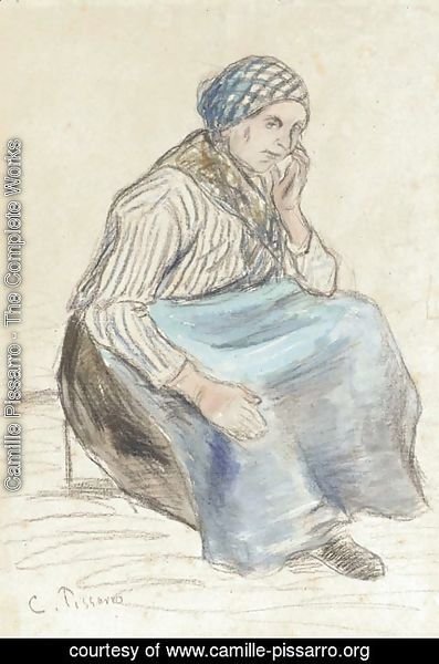 Camille Pissarro - Paysanne assise
