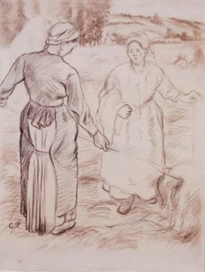 Camille Pissarro - Les Deux Faneuses