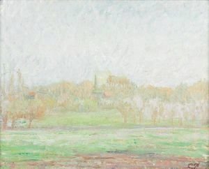Camille Pissarro - Brouillard A Eragny