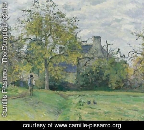 Camille Pissarro - La Maison De Piette A Montfoucault