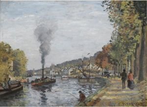Camille Pissarro - La Seine A Bougival