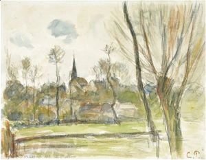 Camille Pissarro - Esplanade De Bazincourt