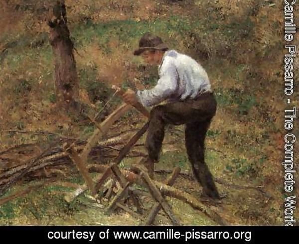 Camille Pissarro - The Woodcutter