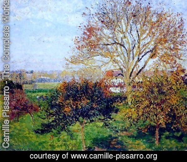 Camille Pissarro - Autumn morning at Eragny