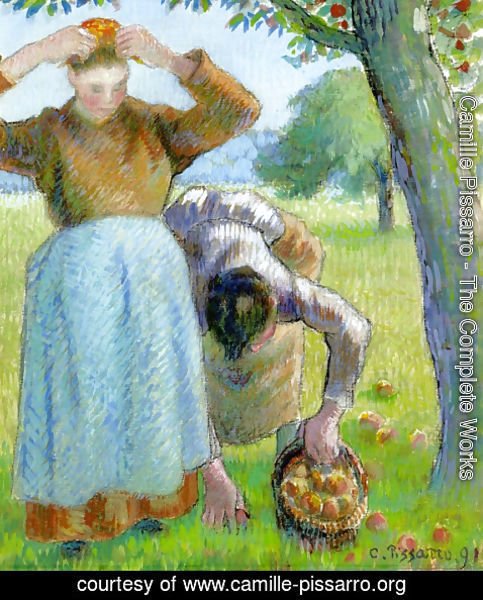 Camille Pissarro - Apple Gatherers