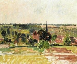 Camille Pissarro - View of Eragny 4