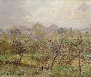 Camille Pissarro - Autumn, Morning Mist, Eragny-sur-Epte