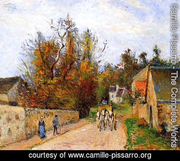 Camille Pissarro - The diligence