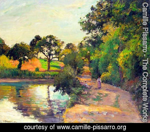 Camille Pissarro - Bridge at Montfoucault 2