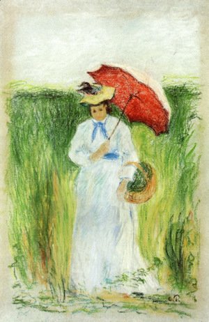 Camille Pissarro - Young Woman with an Umbrella