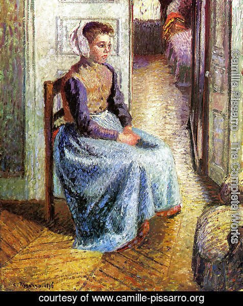Camille Pissarro - Young Flemish maid