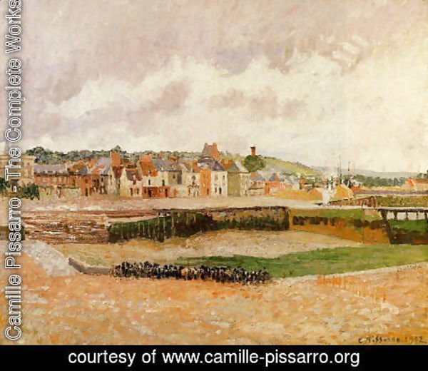 Camille Pissarro - Afternoon, the Dunquesne Basin, Dieppe, Low Tide 2