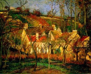 Camille Pissarro - Red Roofs, a Corner of the Village in Winter