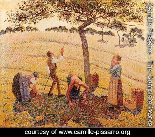 Camille Pissarro - Apple Picking at Eragny-sur-Epte  1888