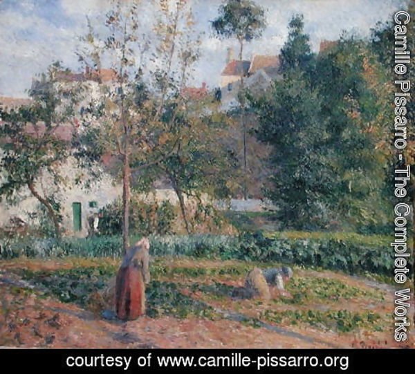 Vegetable Garden At The Hermitage Pontoise 1879 By Camille