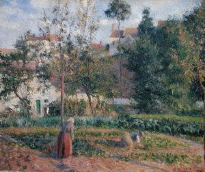Camille Pissarro - Vegetable Garden at the Hermitage, Pontoise, 1879