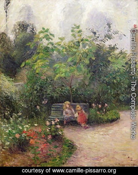 Camille Pissarro - A Corner of the Garden at the Hermitage, Pontoise, 1877