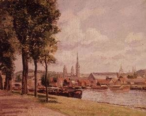 Camille Pissarro - Cours La Reine, Rouen, 1890
