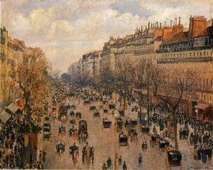 Camille Pissarro - Boulevard Montmartre, Afternoon Sun, 1897