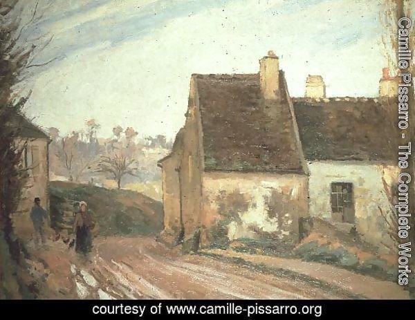 The Tumbledown Cottage near Osny, 1872