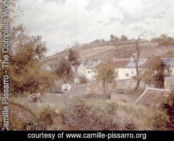 Camille Pissarro - Village near Pontoise