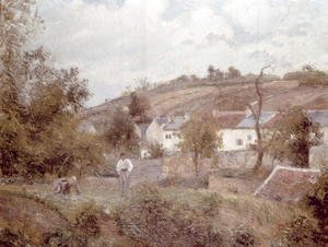 Camille Pissarro - Village near Pontoise